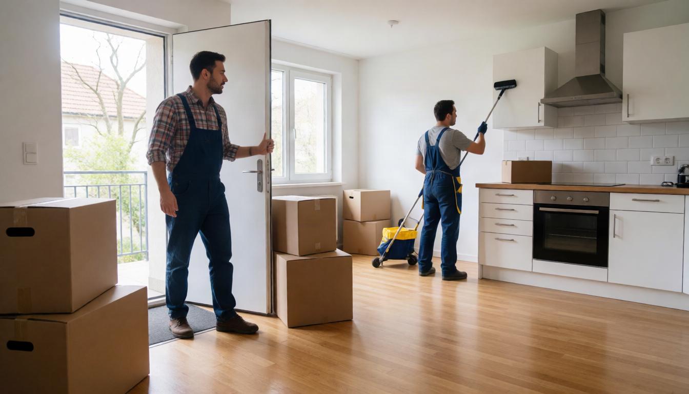 Empty property cleaning